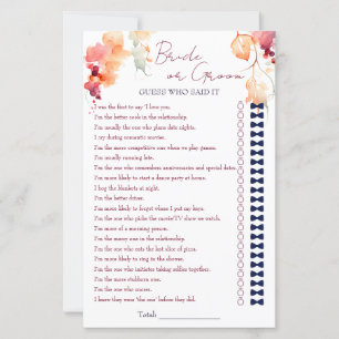 Jogo de chá de panela de noivas ou de marinheiros