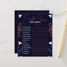 Jogo de Chá de panela do Word Scramble