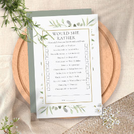 Jogo de Chá de Panela 'Ela Preferiria'