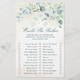 Jogo de Chá de panela Eucalyptus Greenery