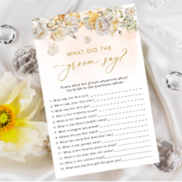 Jogo de Chá de panela Floral de Flor Selvagem