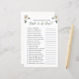 Jogo de Chá de panela Floral "Quem Conhece A Noiva