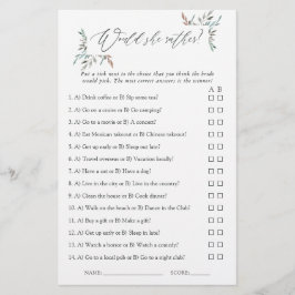 Jogo de Chá de panela Rustic Greenery Winter