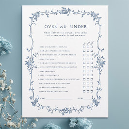 Jogo de Chá de panela "Sobre ou Sob" Azul Vitorian