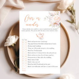 Jogo de Chá de panela sobre ou sob Pastel Blooms