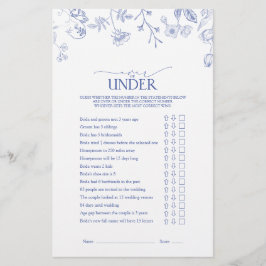 Jogo de Chá de panela Vitoriano Azul e Branco