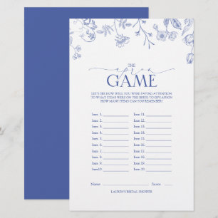 Jogo de Chá de panela Vitoriano Azul e Branco