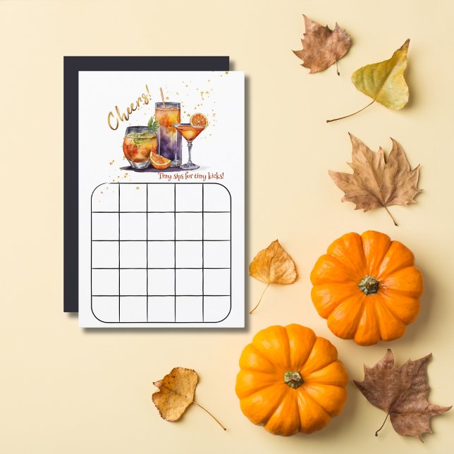 Jogo de Chás de fraldas de Cocktail de Halloween (Criador carregado)
