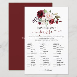 Jogo de Chuva Floral Rosa Burgundy Elegante