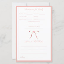 Jogo de Conselho e Previsões para Chás de Bebê com