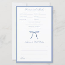 Jogo de Conselho e Previsões para Chás de Bebê com