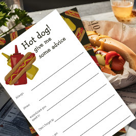 Jogo de conselhos de chá de fraldas de churrasco