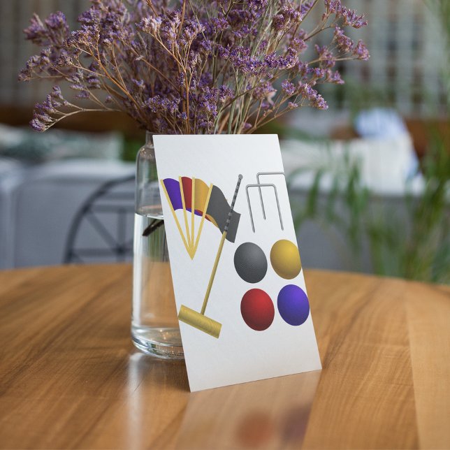 Jogo De Convites Croquet (Criador carregado)