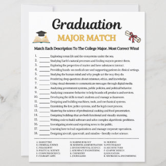 Jogo de Correspondência de Curso de Graduação