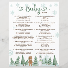 Jogo de Curiosidades do Bebê Tema Floresta de Inve