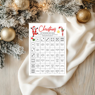 Jogo de Dados de Troca de Presentes de Natal   Rol