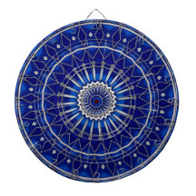 Alvo de Dardos Decorativo Azul