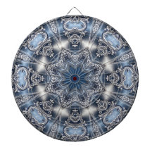 Alvo de Dardos Decorativo Azul