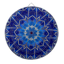 Alvo de Dardos Decorativo Azul