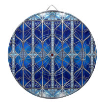 Alvo de Dardos Decorativo Azul
