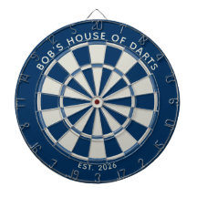 Dardo Clássico Azul Marinho e Creme