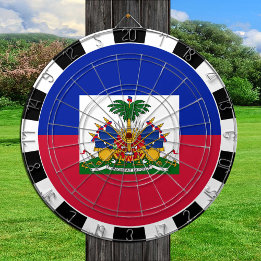 Jogo De Dardo Dartboard do Haiti & Haitian Flag / conselho de jo