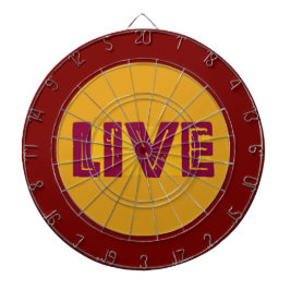 Jogo De Dardo Live & Let Live In Orbit Dart Board