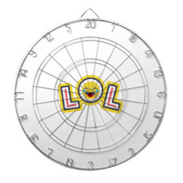 Jogo De Dardo LOL Emoji Custom Dartboard - Fun Laugh Out Loud 
