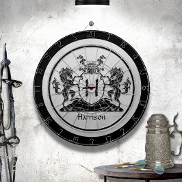 Jogo De Dardo Monograma de Brasão de Cavalo Real