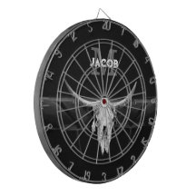 Monograma Russo Do Crânio Negro E Branco