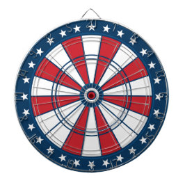 Jogo De Dardo Patriotic Star Dartboard Game Room Wall Decor
