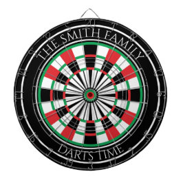 Jogo De Dardo Personalized Family Dartboard with Custom Name 