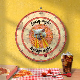 Jogo De Dardo Pizza Night Cat Dart Board