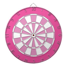 Jogo De Dardo Placa Dart: Branco, Rosa claro E Dar Rosa Escuro
