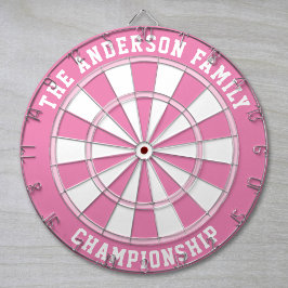 Jogo De Dardo Placa de Arranque Rosa Personalizada com Nome da F