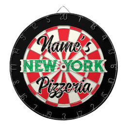 Jogo De Dardo Seu nome NOVA YORK Pizzeria Estilo Vintage NY Prio
