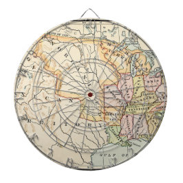 Jogo De Dardo United States 1830 Historical Vintage Map