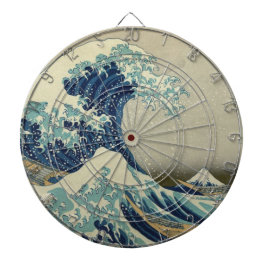 Jogo De Dardo Vintage Japonês Art, The Excelente Wave by Hokusai