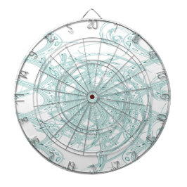 Jogo De Dardos Design claro verde branco