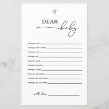 Jogo de Desejos para Querido Bebê