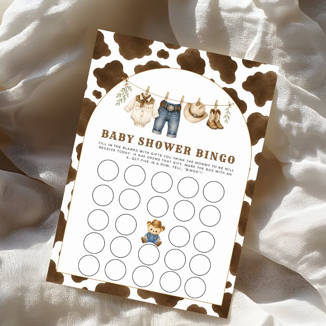 Jogo de Desenho da Barriga de Bebê Pequeno Cowboy (Criador carregado)