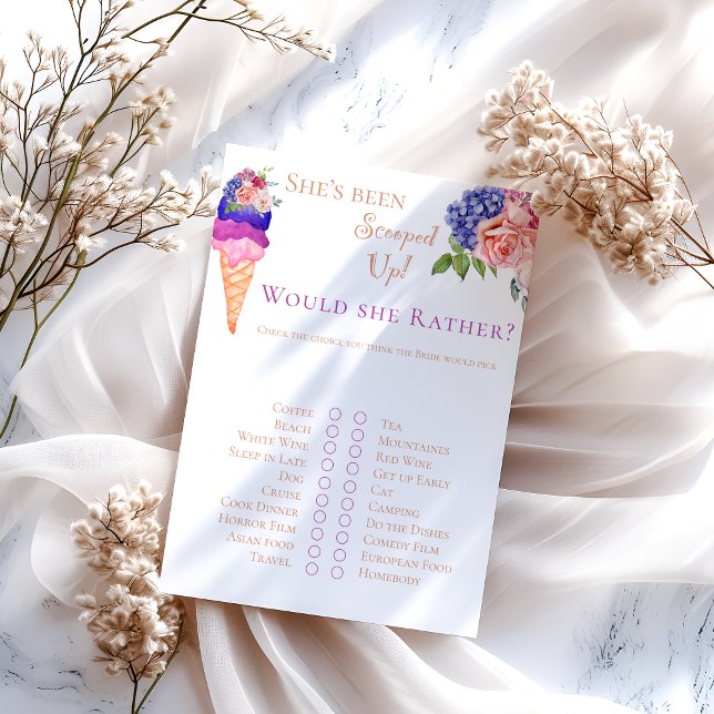 Jogo de diversão do Chá de panela Floral do Sorvet (Criador carregado)