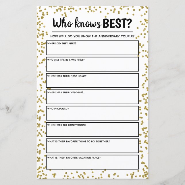 Jogo de Festa de Casamento de ouros (Frente)