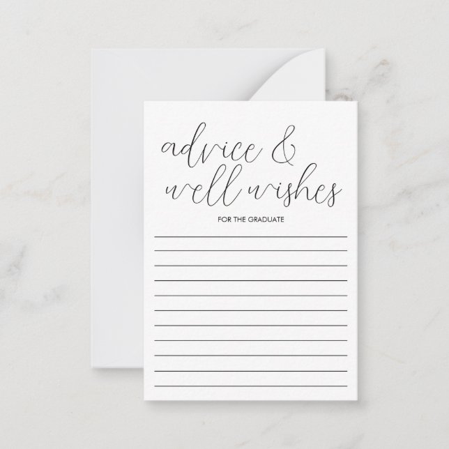 Jogo de Festa de formatura de Cartão de Aviso de G (Frente)