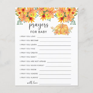 Jogo de festa oração para o bebê