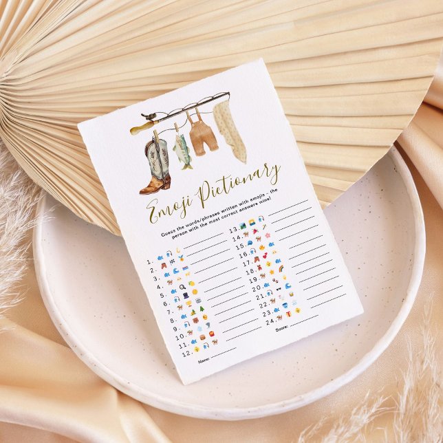 Jogo de Imagem Emoji, Chá de fraldas do Pescador (Criador carregado)