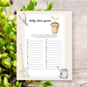 Jogo de Item de Bebê de Renovação. Jogo do chá de