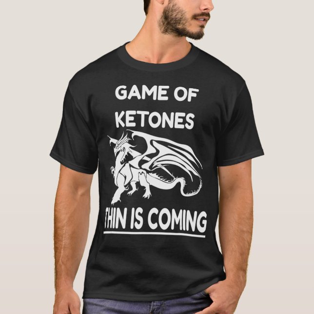 Jogo de Ketones Keto - Presente da camisa de dieta (Frente)