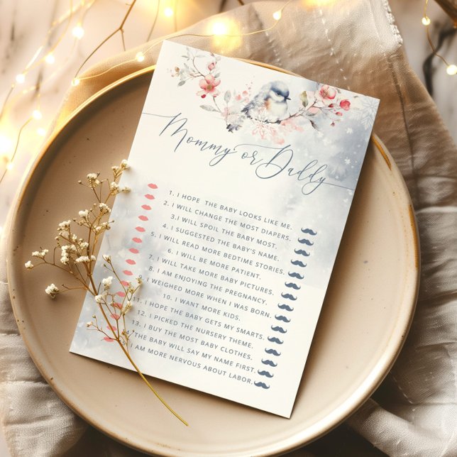 Jogo de Mamãe azul poeirento ou de chá de fraldas  (Criador carregado)