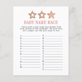 Jogo de Natal do Bebê Winter Name Race Game